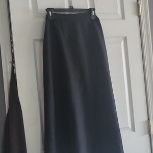 Long Black Skirt Size 16